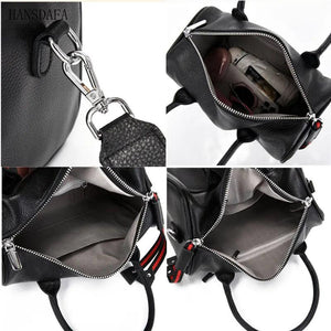 100% Leather Shoulder Bag Women's bag High Soft Cowhide Female Messenger Bag