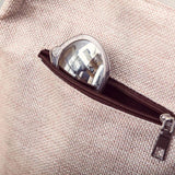 Linen Eco Reusable Foldable Women Shoulder Bag Vintage Books Travel Tote