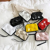 Hard Shell Crossbody Bag with Wide Shoulder Strap