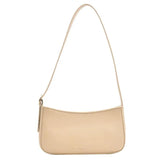 Vintage Leather Armpit Shoulder Pouch Solid Clutch Purse Handbag