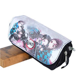 Demon Slayer Anime Double Zipper Pencil Case