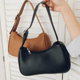 Women Retro Handbags PU Leather Shoulder Bag Vintage Hobo Small Hand Bag