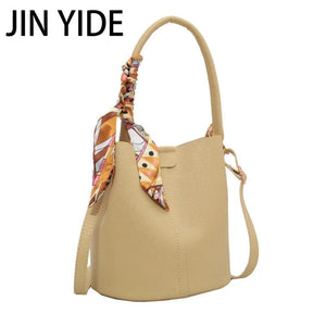 Versatile Messenger Bag Handbag Retro Bucket Bag