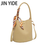 Versatile Messenger Bag Handbag Retro Bucket Bag