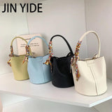Versatile Messenger Bag Handbag Retro Bucket Bag