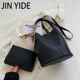 Versatile Messenger Bag Handbag Retro Bucket Bag
