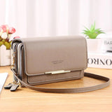 Women's Cross Body Messenger Bag PU Leather Shoulder Handbag