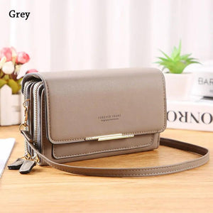 Women's Cross Body Messenger Bag PU Leather Shoulder Handbag