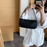 Vintage Leather Mini Shoulder Bag for Women