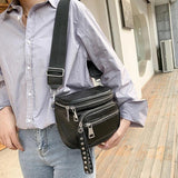 100% Cowhide Crossbody Bags Shoulder Messenger Handbags Small Chest Bag