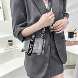 Kids Girls PVC Transparent Crossbody Shoulder Bag for Women Handbag Purse