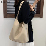 Shoulder Bags Women PU Leather Temperament Office Lady Underarm Totes Classic