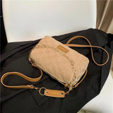 Ladies Pillow Chain Leather Shoulder Bag Women's Crossbody Bag