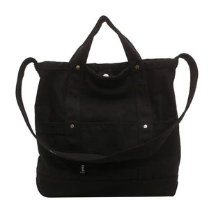 Women's Large Canvas Tote Bag Shoulder Crossbody Handbag