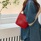 Vintage Women Messenger Bag PU Leather Shoulder Bag
