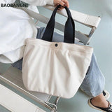 Canvas Women's Shopper Bag Large Tote Waterproof Beach Handbag