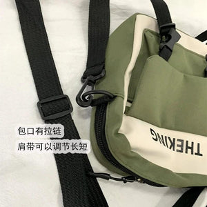 Waterproof Fabric Crossbody Bag Hong Kong Tooling Version Student Shoulder Bag