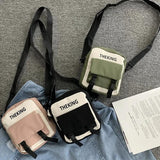 Waterproof Fabric Crossbody Bag Hong Kong Tooling Version Student Shoulder Bag