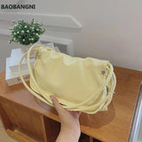 High-quality Women Handbags Folds One-shoulder Underarm Bag