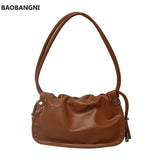 High-quality Women Handbags Folds One-shoulder Underarm Bag