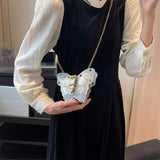 Vintage Leather Crossbody Bag for Women, Stylish Shoulder Handbag