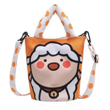 Canvas Women's Bag Print Handbag Cartoon Graffiti Crossbody Bags