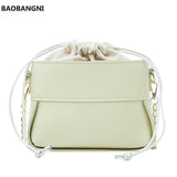High-Quality Ladies Drawstring Small Square Bag