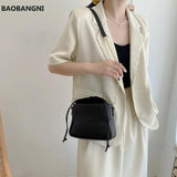 High-Quality Ladies Drawstring Small Square Bag