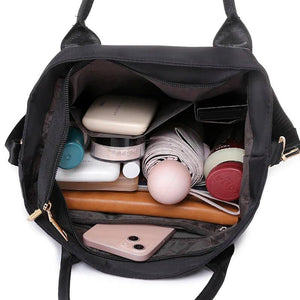 Women's Nylon Solid Messenger Bag Casual Tote Shoulder Female Crossbody Bag