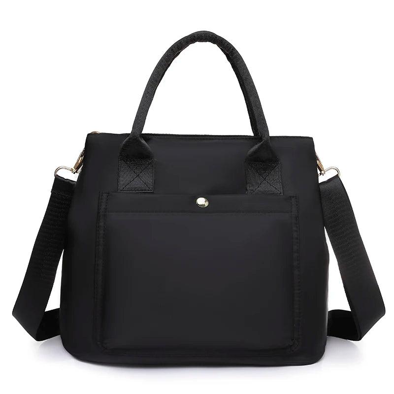 Women's Nylon Solid Messenger Bag Casual Tote Shoulder Female Crossbody Bag