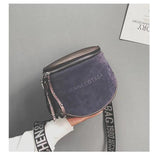 Frosted Bucket Bag Shoulder Bag Retro Messenger Bag