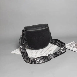 Frosted Bucket Bag Shoulder Bag Retro Messenger Bag