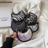 Half Moon Mini Tote bag High-quality PU Leather Women's Handbag