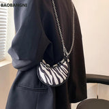 Half Moon Mini Tote bag High-quality PU Leather Women's Handbag