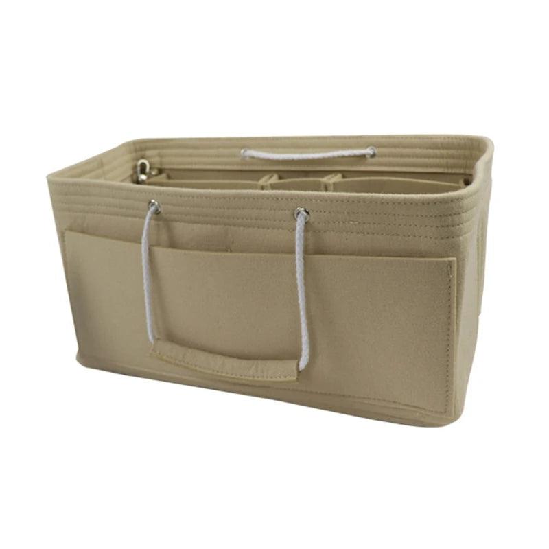 Felt Insert Bag Pocket Makeup Cosmetic Storage Handbag Purse Tote Baby Diaper