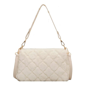 Winter Faux Fur Plush Handbag Female Bags