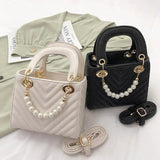 Quilted Box Bag Crossbody Shoulder Tote Women's Handbag