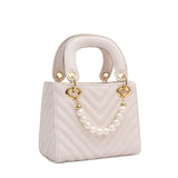 Quilted Box Bag Crossbody Shoulder Tote Women's Handbag