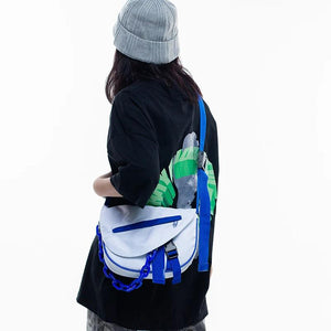 Acrylic Chain Crossbody Bag Patchwork Handbags Messenger Bag