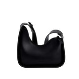 Leather Lemon Shoulder Bag Casual Satchel Wide Straps Handbag
