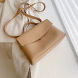 Vintage Female Tote Bag PU Leather Handbag Shoulder Messenger Bag