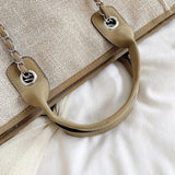 Women's Large Capacity Waterproof Tote Bag with Zipper Closure