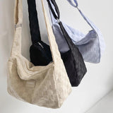 Plaid Crossbody Hand Bag Casual Shoulder Tote Bag