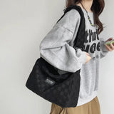 Plaid Crossbody Hand Bag Casual Shoulder Tote Bag