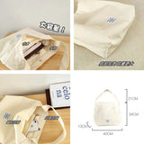 Cream Candy Canvas Handbag Mommy Bag