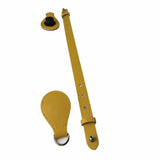 O Bag OCHIC Faux Leather Handles - Long Short Flat Handles with Removable Drop E