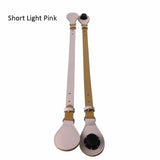 O Bag OCHIC Faux Leather Handles - Long Short Flat Handles with Removable Drop E