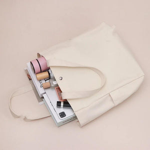 Large-capacity One-Shoulder Tote Bag Japanese Literature