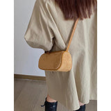 Retro Women Shoulder Bag Faux Suede Crossbody Handbag