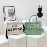 Canvas Women's Shoulder Bag Crossbody Handbag Casual Tote